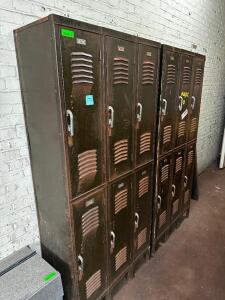 (2) ASSORTED METAL LOCKER SYSTEMS