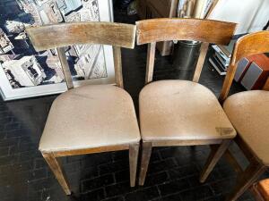 (8) ASSORTED WOODEN CHAIRS