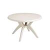 DESCRIPTION: (1) ROUND TABLE BRAND/MODEL: GROSFILLEX #US 5267 INFORMATION: WHITE SIZE: 46" RETAIL$: $814.75 EA QTY: 1