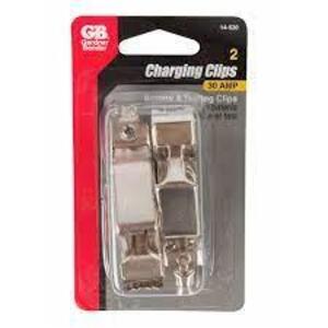 DESCRIPTION: (4) BOXES OF (10) PACKS OF (2) BATTERY CHARGING CLIPS BRAND/MODEL: GARDNER BENDER #14-530 INFORMATION: ZINC PLATED STEEL SIZE: 30, 2 PACK