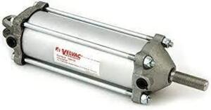 DESCRIPTION: (1) AIR CYLINDER BRAND/MODEL: VELVAC #21DH70 SIZE: 2 1/2 IN AIR CYLINDER BORE DIA., 6 IN STROKE, 1/4-18 NPT PORT SIZE RETAIL$: $203.93 EA