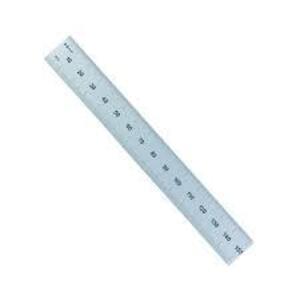 DESCRIPTION: (2) BOXES OF (40) RIGID STEEL RULERS BRAND/MODEL: GENERAL TOOLS #CF667ME INFORMATION: STEEL SIZE: 6" RETAIL$: $9.37 PER RULER QTY: 2