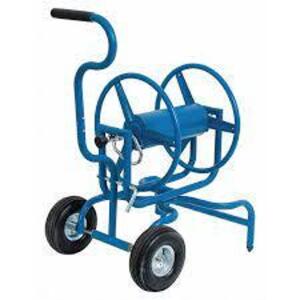 DESCRIPTION: (1) GARDEN HOSE REEL BRAND/MODEL: JACKSON/2517200GR INFORMATION: BLUE/OPERATING PRESSURE: 40 TO 85 PSI/HOSE CAPACITY: 400' SIZE: 42-7/16"