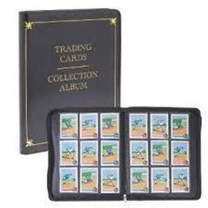 DESCRIPTION: (4) TRADING CARDS COLLECTION ALBUM BRAND/MODEL: BRIGHT CREATIONS INFORMATION: BLACK LEATHER SIZE: 900 CARDS RETAIL$: $33.99 EA QTY: 4