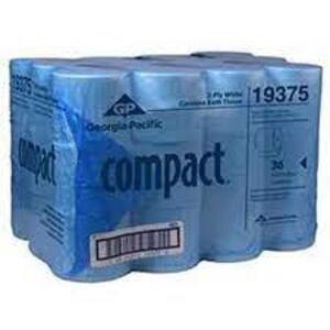 DESCRIPTION: (1) CASE OF (12) TOILET PAPER BRAND/MODEL: COMPACT #19375 RETAIL$: $82.39 EA QTY: 1