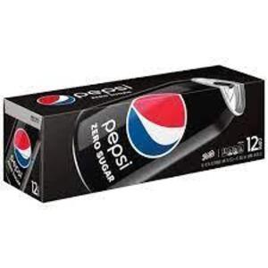 DESCRIPTION: (2) 12 PACKS OF SODA BRAND/MODEL: PEPSI ZERO SUGAR INFORMATION: BLACK RETAIL$: $7.19 EA QTY: 2