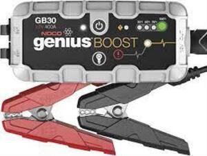 DESCRIPTION: (2) BOOSTER PACK, JUMP STARTER BRAND/MODEL: NOCO GENIUS #GB30 SIZE: 12V, 400 AMP RETAIL$: $174.99 EA QTY: 2