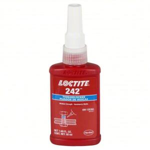 DESCRIPTION: (10) MEDIUM STRENGTH THREADLOCKER BRAND/MODEL: LOCTITE #2A269 INFORMATION: BLUE SIZE: 242, BLUE, 1.69 FL OZ, BOTTLE, 1 EA RETAIL$: $61.60