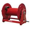 DESCRIPTION: (1) HAND CRANK HOSE REEL BRAND/MODEL: REELCRAFT #38EE72 INFORMATION: RED SIZE: 100 FT (1 IN I.D.), 17 3/4 IN L X 31 3/4 IN W X 20 1/4 IN