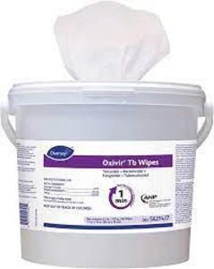 DESCRIPTION: (4) TUBS OF OXIVIR TB WIPES BRAND/MODEL: DIVERSEY #5627427 INFORMATION: 160 WIPES PER TUB RETAIL$: $184.59 TOTAL QTY: 4