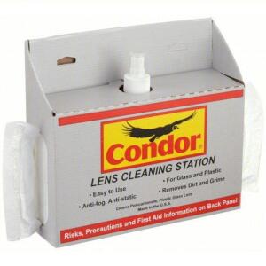 DESCRIPTION: (5) LENS CLEANING STATION BRAND/MODEL: CONDOR #44X057 RETAIL$: $21.43 EA QTY: 5