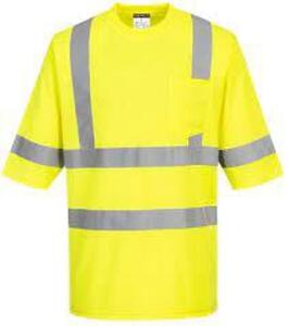 DESCRIPTION: (5) HIVIS T-SHIRT BRAND/MODEL: PORTWEST INFORMATION: YELLOW SIZE: 6XL RETAIL$: $14.99 ea QTY: 5