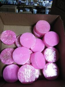 DESCRIPTION: (17) URNAL PUCKS INFORMATION: PINK QTY: 17