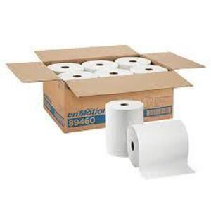 DESCRIPTION: (1) CASE OF (6) TOWEL ROLLS BRAND/MODEL: ENMOTION #89460 SIZE: 10" RETAIL$: $64.99 EA QTY: 1