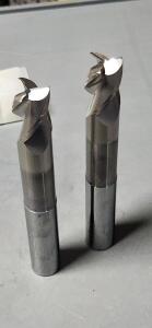 DESCRIPTION: (2) SOLID CARBIDE FINISHING END MILL BRAND/MODEL: MA FORD 97610 SIZE: 3/4" D 1" LOC RETAIL$: 447.20 EA QTY: 2