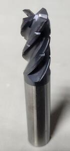 DESCRIPTION: (3) SOLID CARBIDE ROUGHING SQ END MILL BRAND/MODEL: HELICAL 33422 SIZE: 7/16" D 7/8" LOC RETAIL$: 78.50 EA QTY: 3