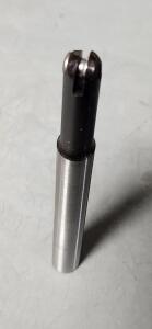 DESCRIPTION: (1) INDEXABLE BALL NOSE END MILL BRAND/MODEL: HERTEL 91856286 SIZE: 1/2" D 0.236" MAX DOC RETAIL$: $239.60 QTY: 1