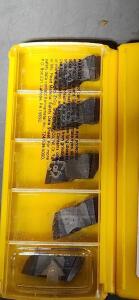 DESCRIPTION: (10) NJF3012R14 CARBIDE GROOVING INSERTS BRAND/MODEL: KENNAMETAL NJF3012R14KC5025 RETAIL$: 34.72 PER INSERT QTY: 10