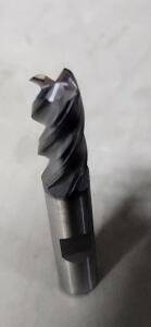 DESCRIPTION: (5) CARBIDE CORNER RADIUS ENDMILLS BRAND/MODEL: YG-1UGMF71916 SIZE: 3/8" .03 RAD 7/8" LOC RETAIL$: $41.48 EA QTY: 5