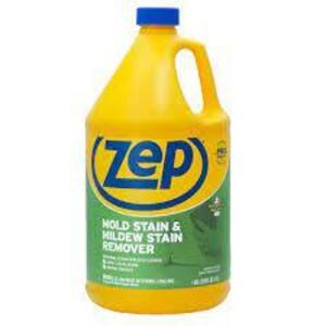 DESCRIPTION: (1) MOLD STAIN AND MILDEW STAIN REMOVER BRAND/MODEL: ZEP SIZE: 1 GALLON RETAIL$: $10.88 EA QTY: 1