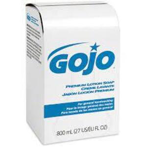 DESCRIPTION: (6) LOTION HAND SOAP REFILL BRAND/MODEL: GOJO #799EK1 SIZE: 800ML RETAIL$: $6.00 EA QTY: 6