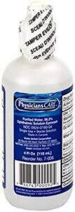 DESCRIPTION: (5) EYEWASH BRAND/MODEL: PHYSICIANS CARE SIZE: 4 OZ RETAIL$: $9.16 EA QTY: 5