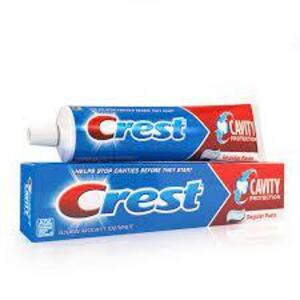 DESCRIPTION: (4) CAVITY PROTECTION TOOTH PASTE BRAND/MODEL: CREST SIZE: 5.7 OZ RETAIL$: $3.00 EA QTY: 4