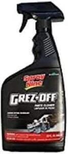 DESCRIPTION: (6) HEAVY DUTY DEGREASER BRAND/MODEL: SPRAY NINE GREZ-OFF SIZE: 32 OZ RETAIL$: $24.00 EA QTY: 6