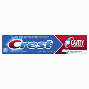 DESCRIPTION: (4) CAVITY PROTECTION TOOTH PASTE BRAND/MODEL: CREST SIZE: 5.7 OZ RETAIL$: $3.00 EA QTY: 4