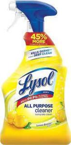 DESCRIPTION: (6) ALL PURPOSE CLEANER BRAND/MODEL: LYSOL INFORMATION: LEMON BREEZE SIZE: 32 OZ RETAIL$: $6.00 EA QTY: 6