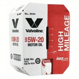 DESCRIPTION: (1) ENGINE OIL BRAND/MODEL: VALVOLINE #453C07 INFORMATION: 5W-20 SIZE: 5 GALLON RETAIL$: $158.19 EA QTY: 1