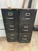 (4) ASSORTED LATERAL FILE CABINETS AND FILE CABINETS. - 2