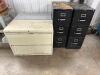 (4) ASSORTED LATERAL FILE CABINETS AND FILE CABINETS. - 4