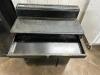 VINTAGE 28" X 14" METAL AND WOOD TOOL ORGANIZER. - 2