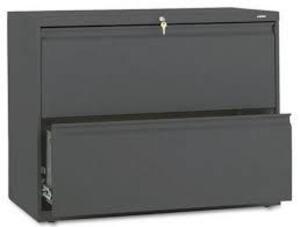 DESCRIPTION: (1) LATERAL FILE CABINETBRAND/MODEL: HONINFORMATION: BLACK, NO KEY, NEEDS WORKSIZE: 18 1/2" X 42" X 28"RETAIL$: $809.56 EAQTY: 1