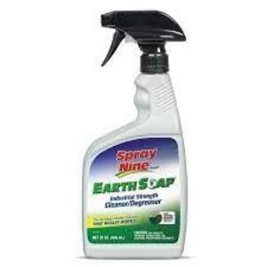 DESCRIPTION (2) CLEANER DEGREASER BRAND/MODEL SPRAY NINE EARTH SOAP #27932 ADDITIONAL INFORMATION RETAILS FOR $7.00 EA SIZE 32 OZ THIS LOT IS SOLD BY