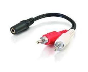 DESCRIPTION: (1) CASE OF (50)RCA CABLE BRAND/MODEL: STELLAR LABS INFORMATION: RED SIZE: 3.5 TO 2 RCA RETAIL$: $7.00 PER ITEM QTY: 1