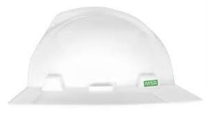 DESCRIPTION: (1) CASE OF (20) FRONT V-GARD FULL BRIM HARD HAT BRAND/MODEL: MSA #4LN96 INFORMATION: WHITE SIZE: ONE SIZE FITS MOST RETAIL$: $33.73 EA H