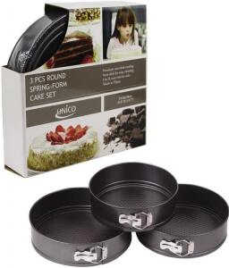 EURO-HOME 3PC ROUNG SPRING FORM PAN SET RETAILS FOR $22.08