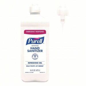 DESCRIPTION: (12) HAND SANITIZER BRAND/MODEL: PURELL #56JH96 SIZE: 16 OZ RETAIL$: $6.00 EA QTY: 12