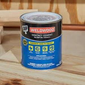 DESCRIPTION: (2) PERMANENT BOND CONTACT CEMENT BRAND/MODEL: WELDWOOD SIZE: 32 OZ RETAIL$: $8.45 EA QTY: 2