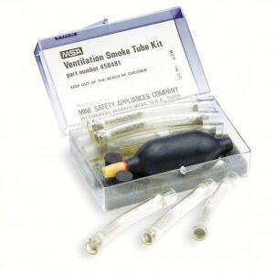 DESCRIPTION: (6) SMOKE TUBE KIT BRAND/MODEL: MSA #4LP18 SIZE: Aspirator Bulb, (2) Rubber Plugs, (6) Smoke Tubes, Carrying Case RETAIL$: $299.62 EA QTY