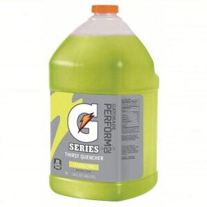 DESCRIPTION: (4) SPORTS DRINK MIX LIQUID BRAND/MODEL: GATORADE #3AW92 INFORMATION: LEMON LIME SIZE: 1 GALLON RETAIL$: $17.17EA QTY: 4