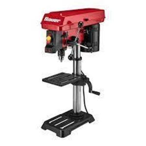 DESCRIPTION: (1) BENCH DRILL PRESS WITH VISEBRAND/MODEL: STARKINFORMATION: BLACK, LOCATED AT SHAPIRO METAL SUPPLYSIZE: 5 SPEED, 4" VISERETAIL$: $217.98 EAQTY: 1