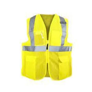 DESCRIPTION: (20) MESH BREAKAWAY SAFETY VESTBRAND/MODEL: OCCUNOMIX #LUX-SSGCBINFORMATION: YELLOW, LOCATED AT SHAPIRO METAL SUPPLYSIZE: SIZE 2/3XRETAIL$: 13.99 EAQTY: 20