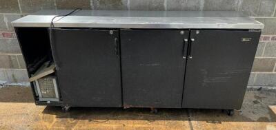 PERLICK THREE DOOR BACK BAR COOLER