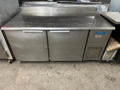 McCALL 60" TWO DOOR WORK TOP COOLER.