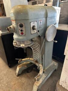 HOBART 60 QT MIXER WITH GUARD.