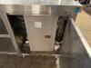 115" X 18" ALL STAINLESS PLATE CABINET W/ DROP IN HEATED WELL. - 3