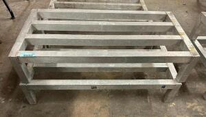 (2) 36" X 20" ALUMINUM DUNNAGE RACK